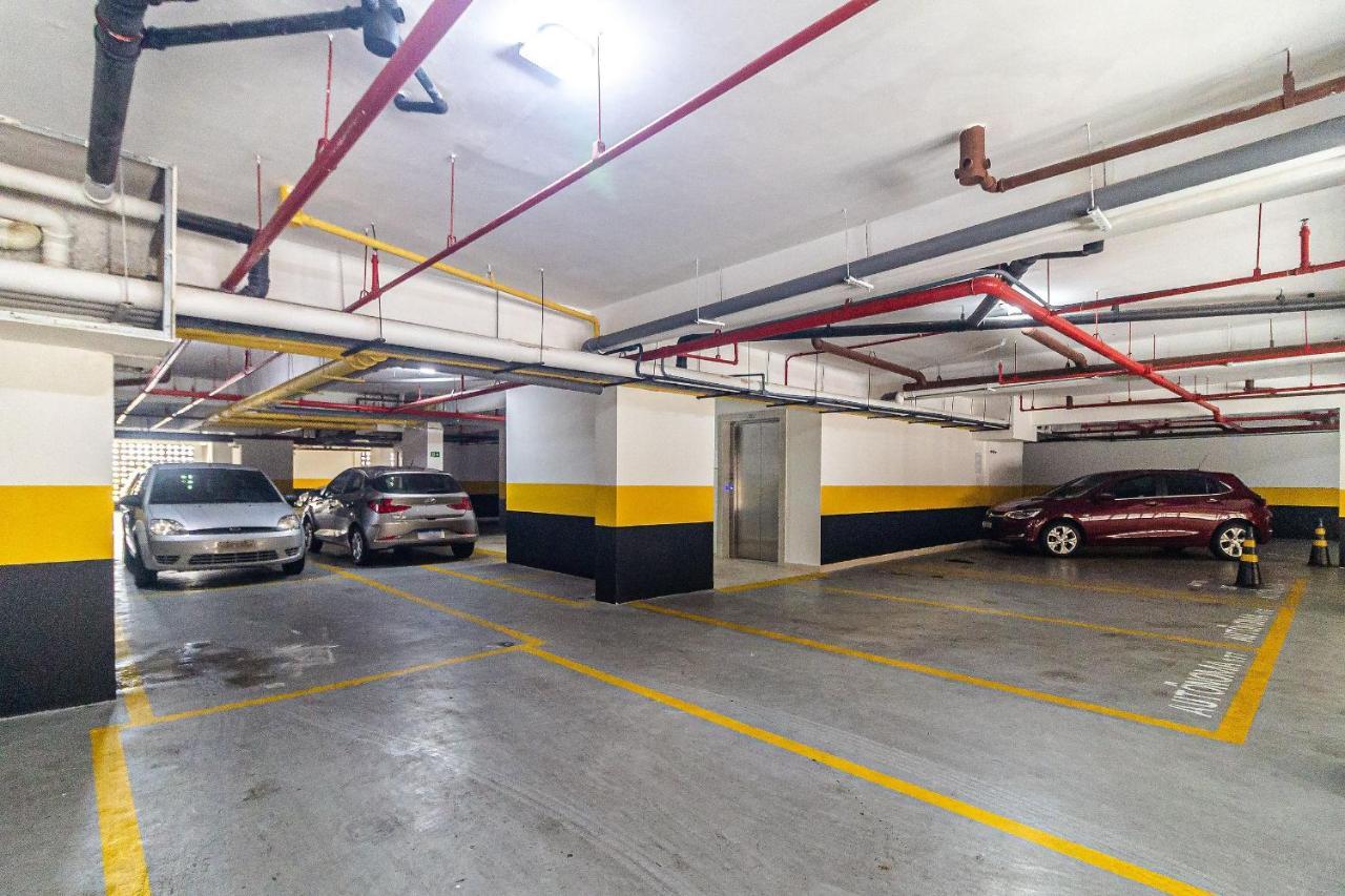 Apto Otima Localizacao A 100M Da Praia, Piscina, Ar Condicionado, Garagem E Portaria 24H Praia Grande  Luaran gambar