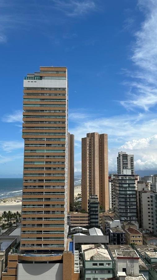 Apto Otima Localizacao A 100M Da Praia, Piscina, Ar Condicionado, Garagem E Portaria 24H Praia Grande  Luaran gambar