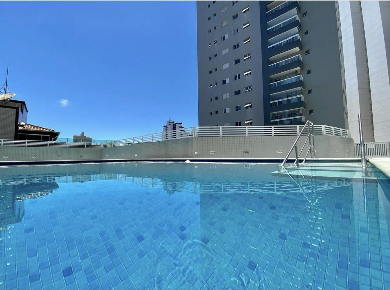 Apto Otima Localizacao A 100M Da Praia, Piscina, Ar Condicionado, Garagem E Portaria 24H Praia Grande  Luaran gambar