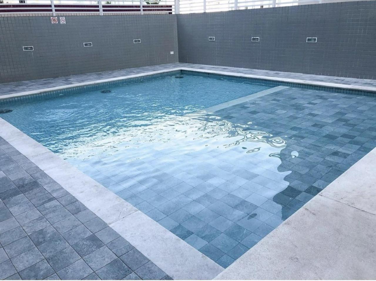 Apto Otima Localizacao A 100M Da Praia, Piscina, Ar Condicionado, Garagem E Portaria 24H Praia Grande  Luaran gambar